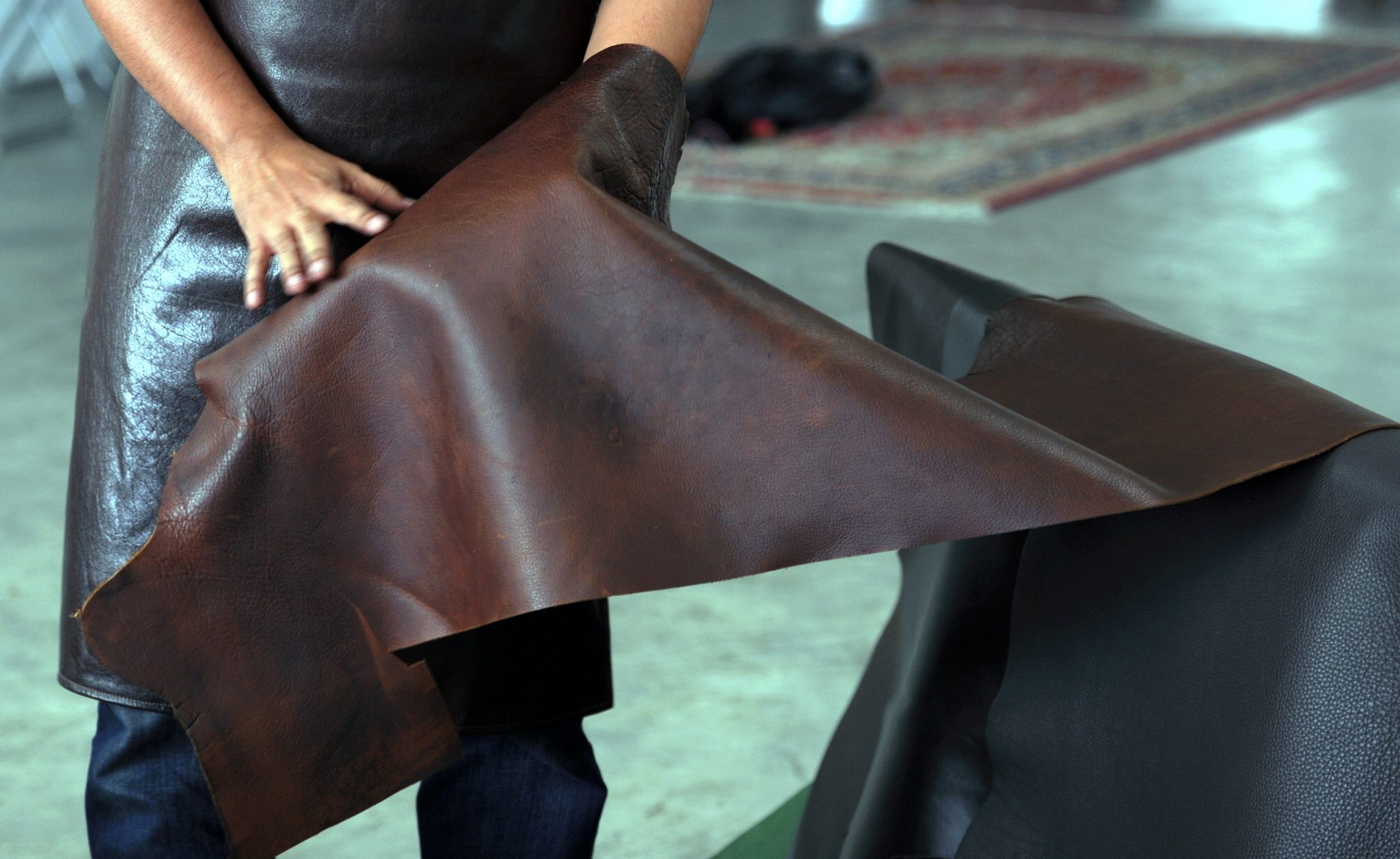 Dying for leather Swedish Tanners